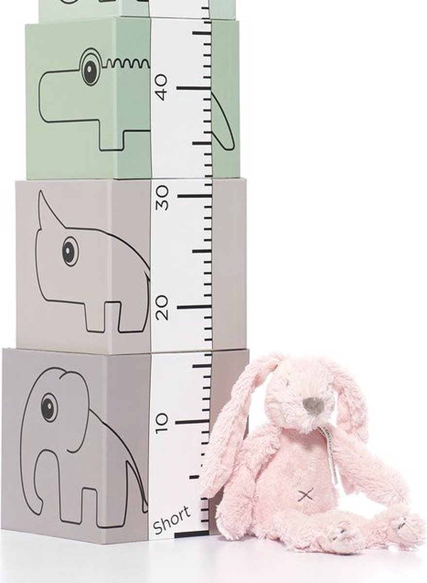 Happy Horse Konijn Richie Knuffel 28cm - Roze - Baby knuffel — afbeelding 5