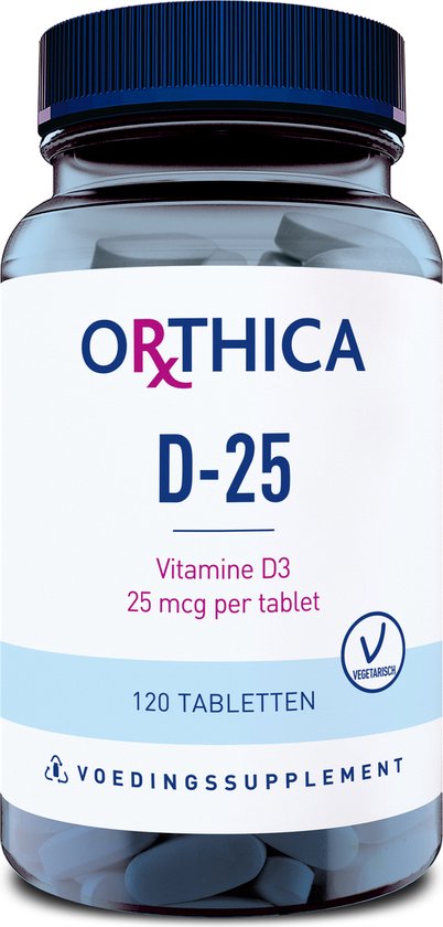 Orthica D-25 (Voedingssupplement) - 120 tabletten - Orthica