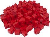 200 Bouwstenen 1x1 | Rood | Compatibel met Lego Classic | Keuze uit vele kleuren | SmallBricks