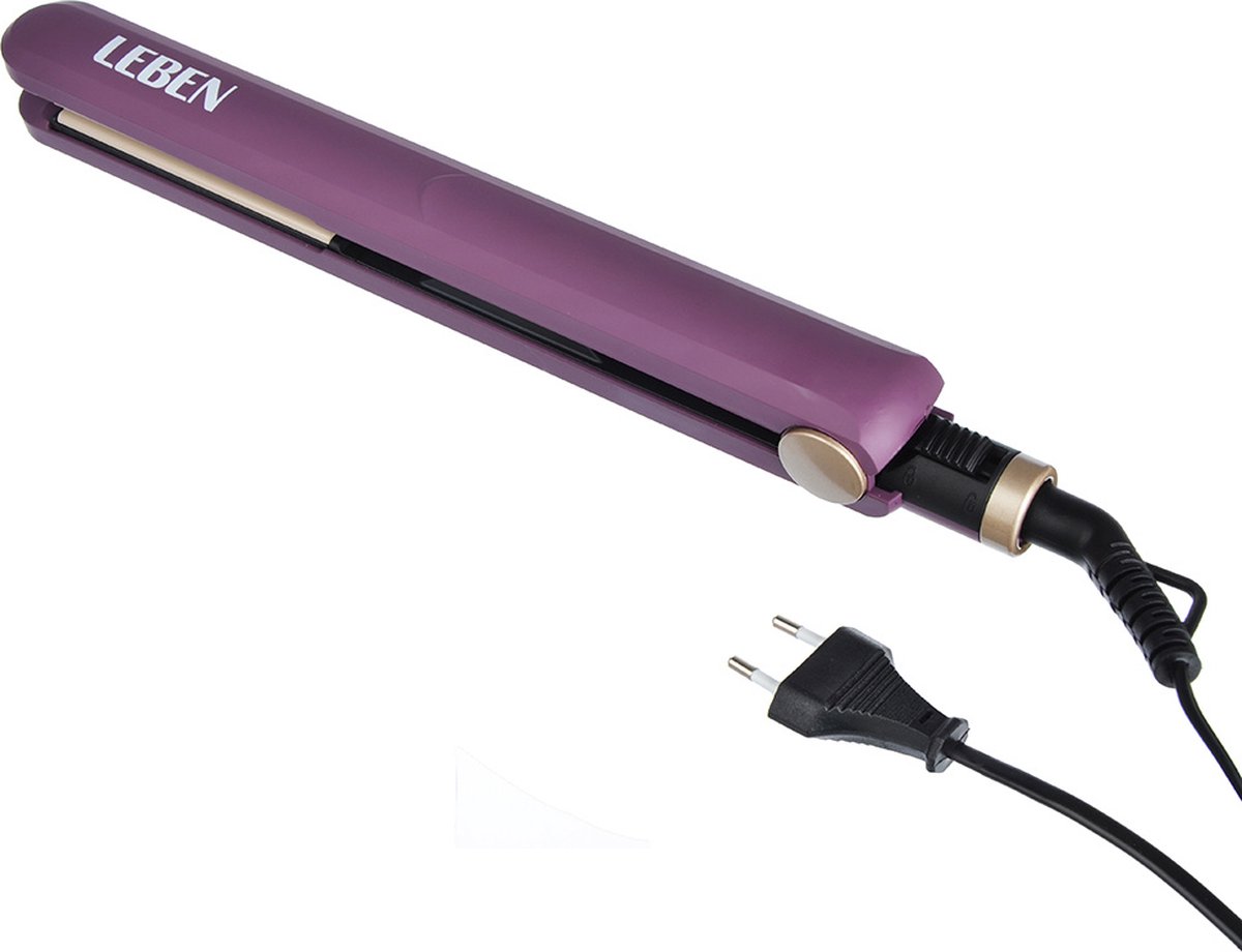 Leben Stijltang Snel Opgewarmd Lang Snoer 35 W Paars