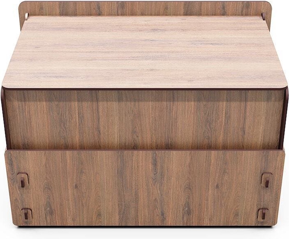 KUK Design - Houten Juwelendoos met 10 Ogen - Sieraden - walnoot — cadeau in Sieraden - foto 3