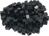 200 Bouwstenen 1x1 | Zwart | Compatibel met Lego Classic | Keuze uit vele kleuren | SmallBricks