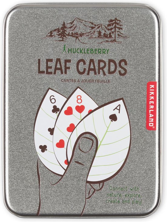 Afbeelding van het spel Kikkerland Huckleberry Leaf Cards - Kaartspel - Bladvormig