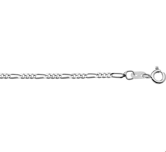 Zilveren Armband figaro 2 1001890 19 cm