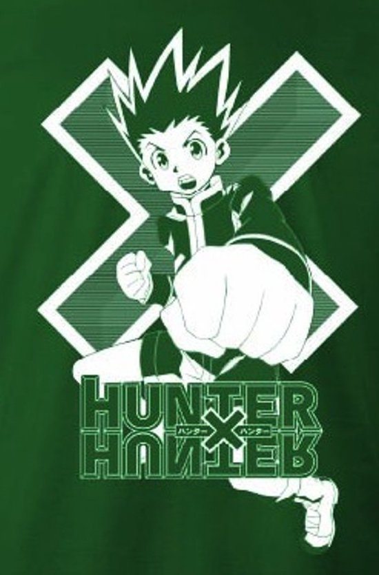 Hunter X Hunter - Gon X Monochrome Green T-Shirt - M