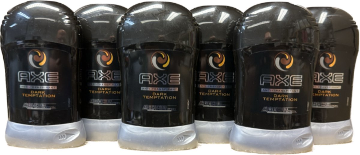 Axe Deodorant Stick - Dark Temptation - 6 x 50 ml - Voordeelverpakking