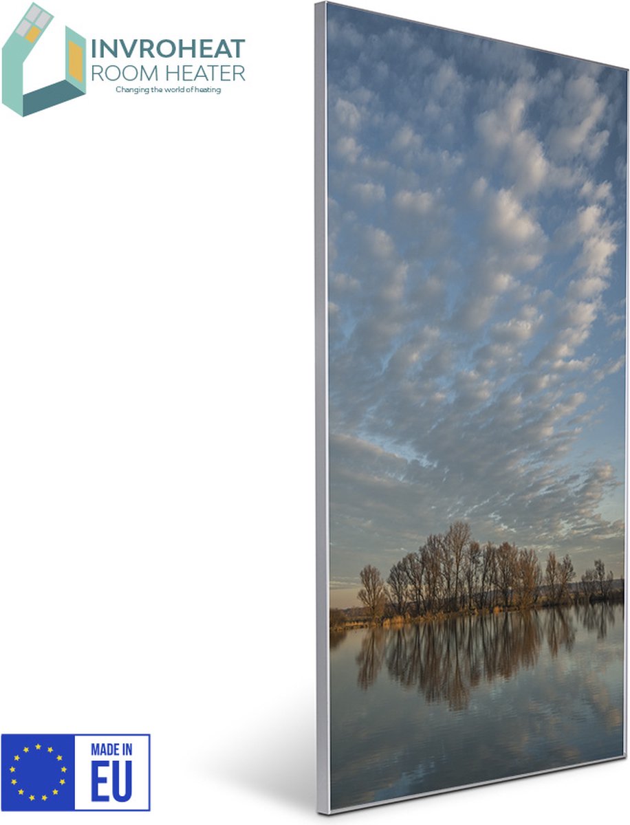 NIEUW: Invroheat infrarood verwarmingspaneel Reflectie - 800W - 61x91.5cm - Afbeelding verwisselbaar