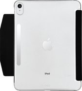 Macally BSTAND10-B beschermhoes met standfunctie voor 10,9-inch iPad (2022) - Zwarte voorkant, transparante achterkant