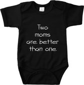 Two moms are better than one - Maat 56 - Romper zwart