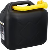 Dunlop Jerrycan 10 litres avec tuyau de remplissage en plastique noir