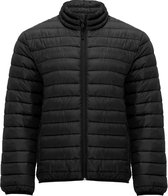 Gewatteerde jas met donsvulling Zwart model Finland merk Roly maat L
