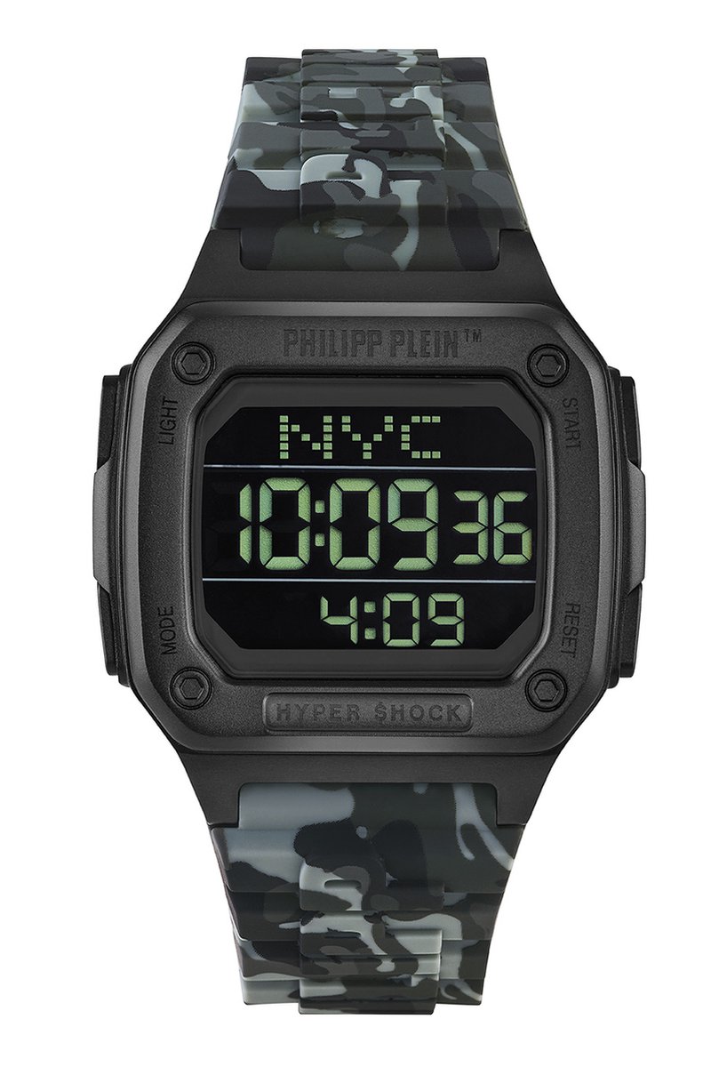 Philipp Plein Hyper $Hock PWHAA1822 Horloge - Siliconen - Multi - Ø 44 mm