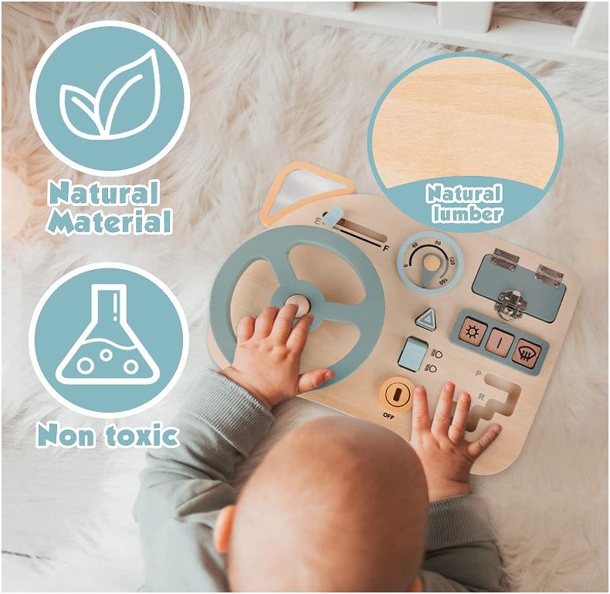 Planche à Dessin En Bois Montessori Pour Tout-petits Enfants