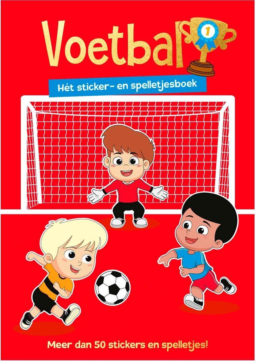 Activiteitenboek met Stickers - Thema Voetbal - Voetbal Kleurboek - Kleurboek Voor Jongens - Football - Creativiteit - Voetbal - Tekenen - Voetballiefhebbers - Kleurboek Voor Jongens - Kleurboek met Stickers Voetbal - Spelletjesboek