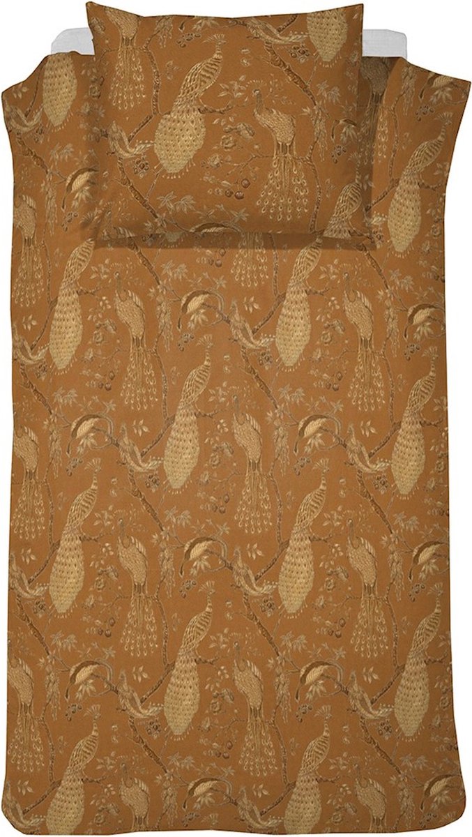 Damai Flamand - Dekbedovertrek - Satijn - 140x200/220 cm - Gold Ocre