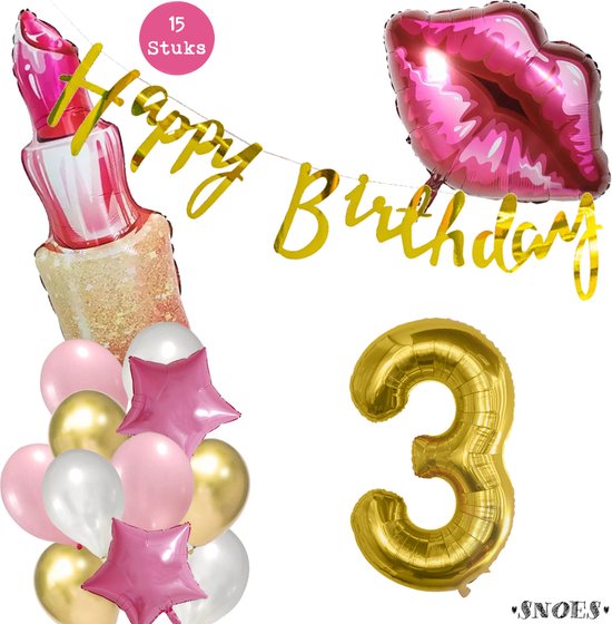 Bestel Ballonnenmix Happy Birthday Strikken Elegant Milestone (6st) | 30 cm