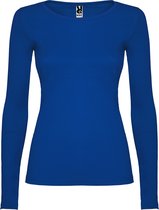 Kruiden Nucleair trechter Denim Blauw Effen Dames t-shirt lange mouwen model Extreme merk Roly maat M  | bol.com