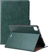 Phreeze Tablethoes - Geschikt voor iPad Pro 2020 - 11 Inch - Luxe Lederen Hoesje - Ingebouwde Standaard met Kaarthouders - Hoesje met Magnetische Sluiting - Beschermhoes - Groen