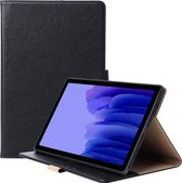 Phreeze Tablethoes - Geschikt voor Samsung Galaxy Tab A7 - 2020 - Luxe Lederen Hoesje - Ingebouwde Standaard met Kaarthouders - Hoesje met Magnetische Sluiting - Beschermhoes - Zwart