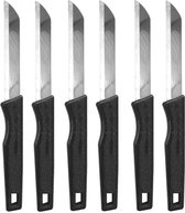 Solingen-schilmes-moleté avec Couteaux tranchantes comme un rasoir set 6 pièces en acier sans tourbillon Zwart/ Fabriqué en Allemagne