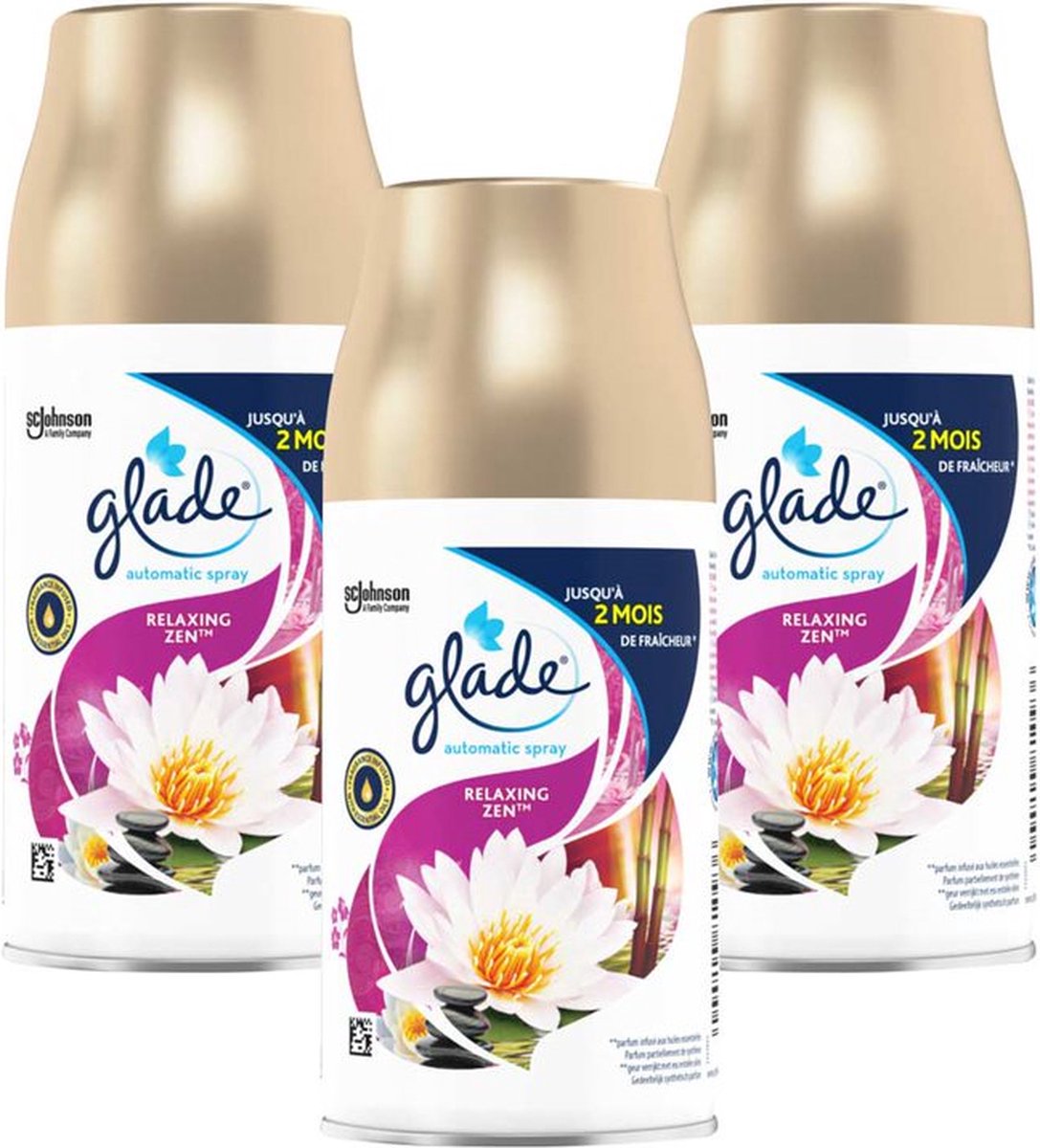 Glade Automatico Spray Rilassante Zen 2 X 269ml Ambiente Starter Set