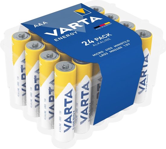Varta Energie AAA Alkaline Batterijen 24 Stuks Blauw