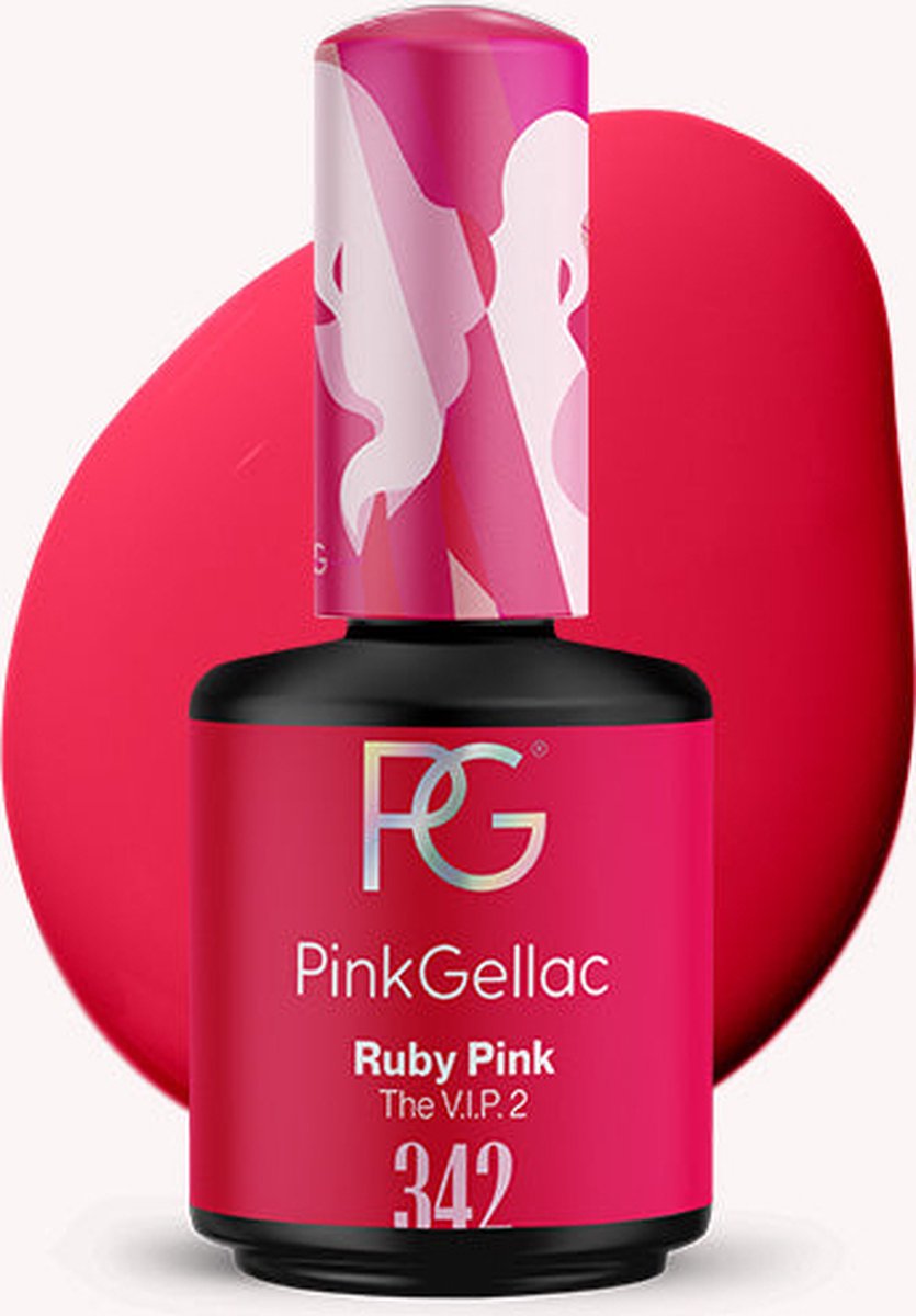 Pink Gellac - Ruby Pink - Gellak - Vegan - Roze - Glanzend - 15ml