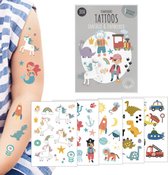 Kids Tattoo Fantasy & Explorer - Tatouages adhésifs - Tatouages pour Enfants - Tatouages Water - Tatouage pour Kids - Tatouages adhésifs - Thema: Fantasy & Explorer - Tatouage pour Kids