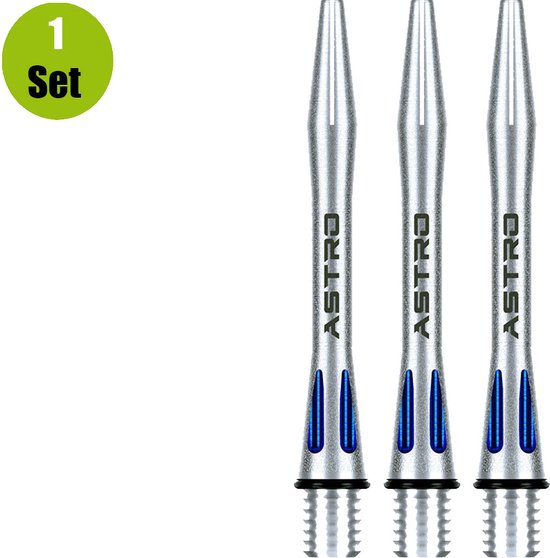 Winmau Astro Aluminium Blue - Dart Shafts van Winmau — afbeelding 3