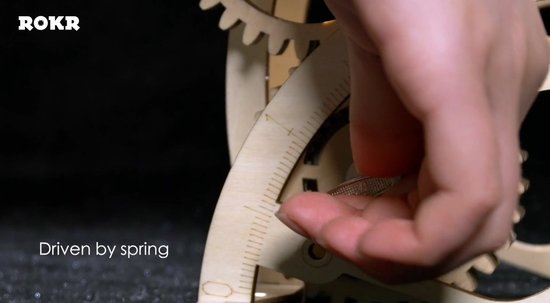 Kit de construction en bois pour adultes - Horloge Robot - Crafts&Co
