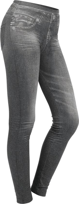 Het is goedkoop Andes tempel Slim jeans legging - grijs - maat S/M | bol.com