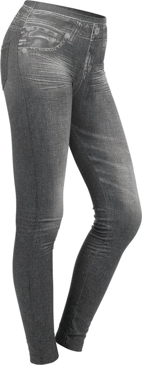 fusie aankunnen berekenen Slim jeans legging - grijs - maat S/M | bol.com
