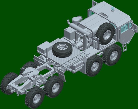 Maquette Trumpeter 1/72 – Tractor M983 Avec Radar AN/TPY-2 X Band, Boîte Neuve