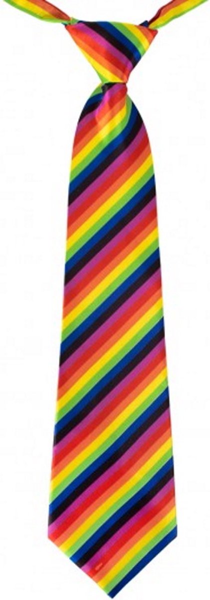 Stropdas regenboog