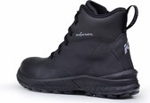 HKS Barefoot Feeling BFS 90 S3 werkschoenen - veiligheidsschoenen - safety shoes - dames - heren - hoog - composiet - antislip - ESD - lichtgewicht - Vegan - zwart - maat 46