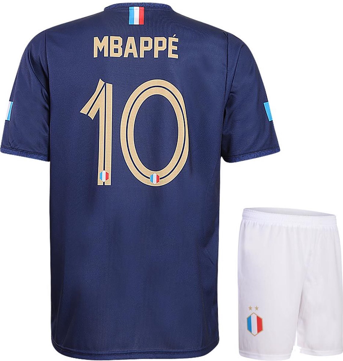 Mbappe Frankrijk Voetbaltenue Thuis - 2024-2026 - Voetbal Tenue Kinderen - Shirt en Broekje - Jongens en Meisjes - Volwassenen - Heren en Dames - Maat XL