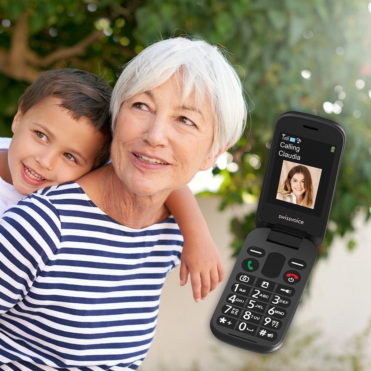 Téléphone portable seniors S38 - SWISSVOICE - PromoSenior