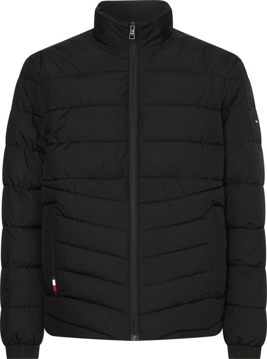 Tommy Hilfiger - Veste pour homme Summer Branded Collar Jacket - Zwart - Taille XXL