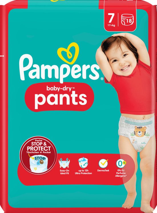 Pampers Baby-Dry Pants Maat 6, 33 Luierbroekjes, 15kg