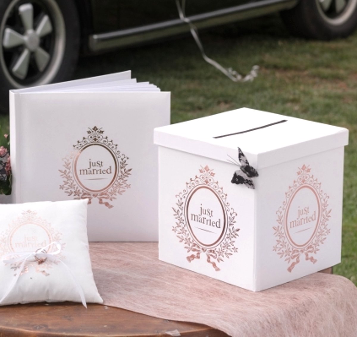 Foto Props Baby Shower Rosé Goud - fotoprops - babyshower - genderreveal - zwanger