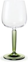 Kähler Hammershoi wittewijnglas set van 2 groene voet