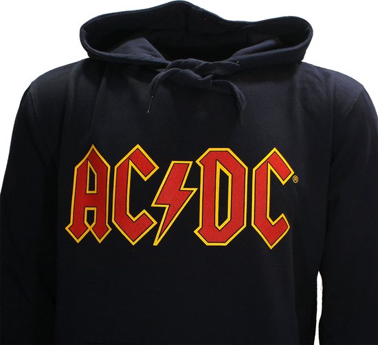 AC/DC Massive Logo Navy Blue Hoodie Sweater Trui - Officiële ...