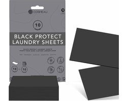 Cosmeau Zwart Donkere Was Color Protect Wasstrips 10 Wasbeurten Wasvellen Wasmiddeldoekjes Sheets Laundry Strips