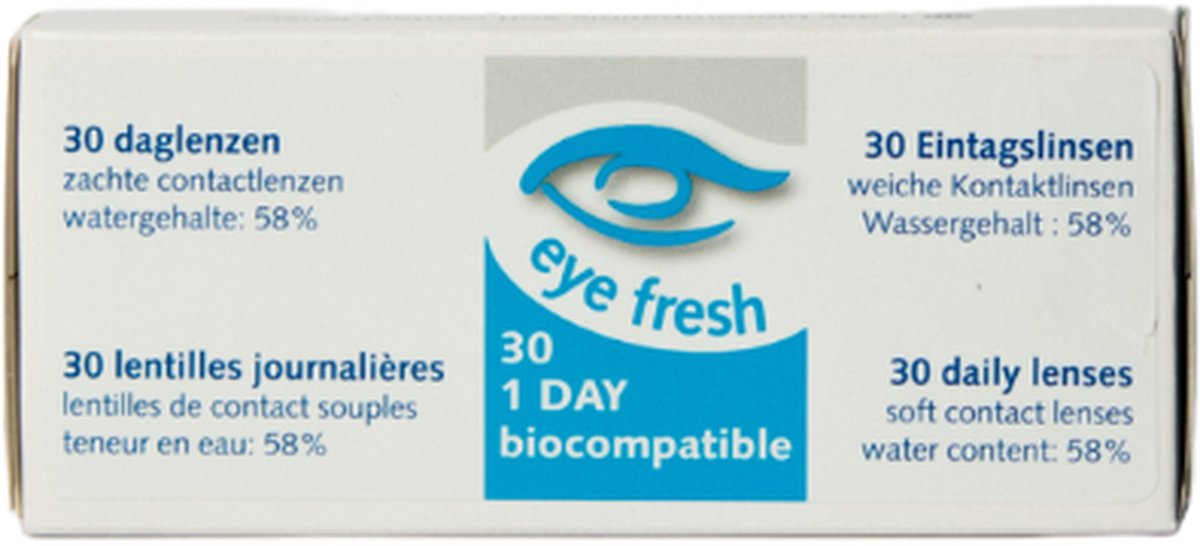 Eye Fresh zachte daglenzen -3,25 - 30 stuks