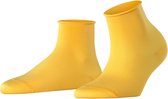FALKE Cotton Touch damessokken kort - geel (mustard) - Maat: 39-42