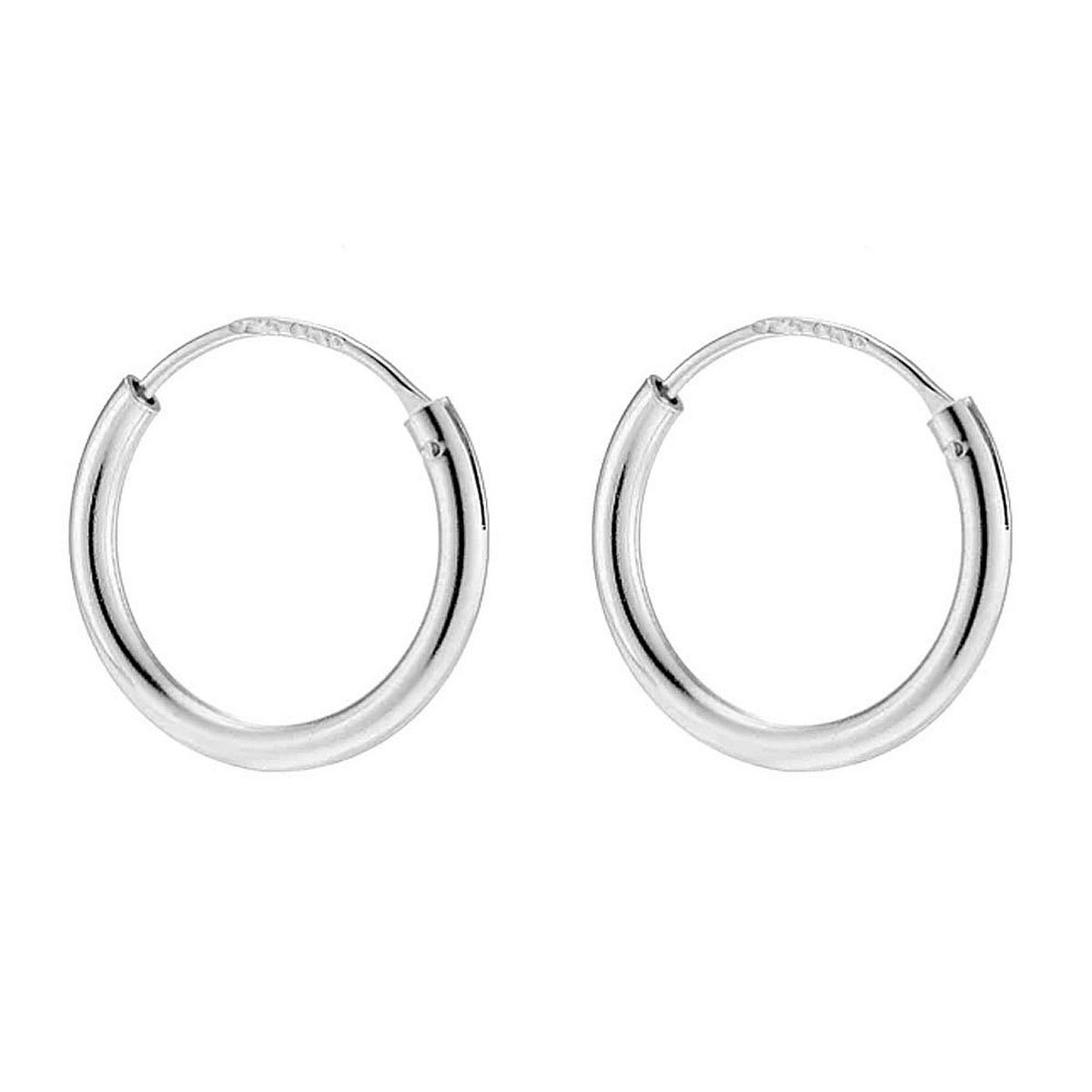 Basic Hoops 20 mm | Egale oorringen | 925 zilver