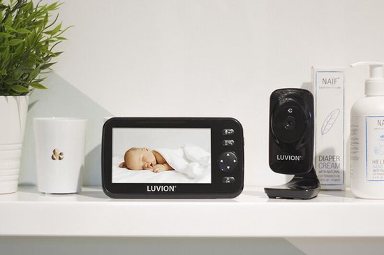 Luvion Icon Deluxe Black - Babyfoon met Camera - Premium Baby Monitor