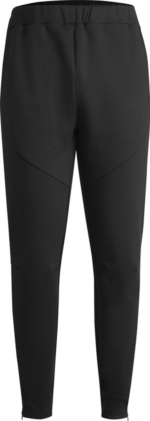 Zwart unisex lange sweatpants en elastische band met koord en zakkenmodel model Baruc maat L