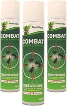 Famiflora Insecticide tegen Vliegende Insecten 1200ML (3 x 400ML) - Krachtige Bestrijding van Muggen, Vliegen, Wespen, en Meer