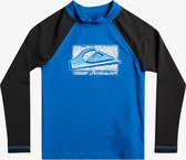 Quiksilver - UV Rashguard voor jongens - Next Gen Lange mouw - UPF50 - Snorkel Blue - Blauw - maat M